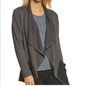 NWOT Balance Collection Open Cardigan Estella Gray Sz Sm